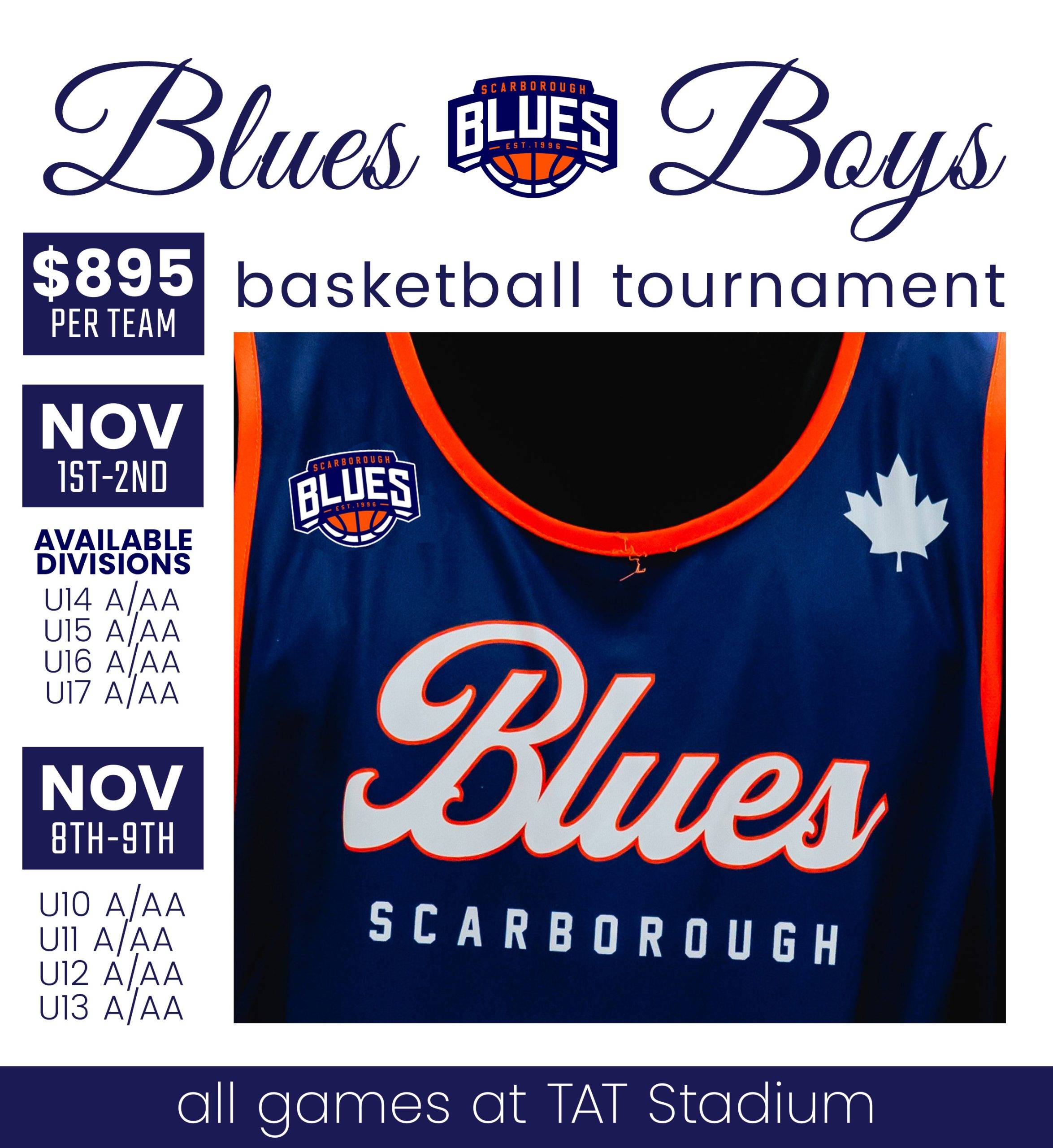 2025 SBA Blues Boys Basketball Tournament in Scarborough